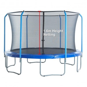 8 ft Trampoline Netting 1.6m High (for 3 or 6 Curved Pole trampoline )